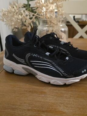 Ryka Navy and White Women's Athletic Sneakers